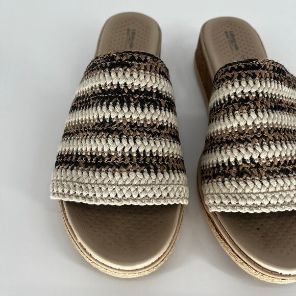 LifeStride Breezy Slide Sandals Tan Multi – Size 9.5M - Picture 6 of 10